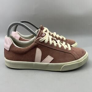 VEJA Campo Bold Daily Casual Shoes Women Size 6 Pale Pink Suede Comfort Sneakers